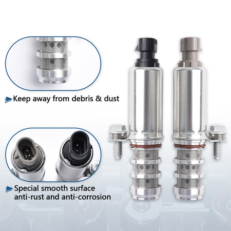 Btscar TLZKIT-038 intake and exhaust VVT solenoid valves with anti-rust and anti-corrosion surface for Chevy GMC 2.4L Ecotec.