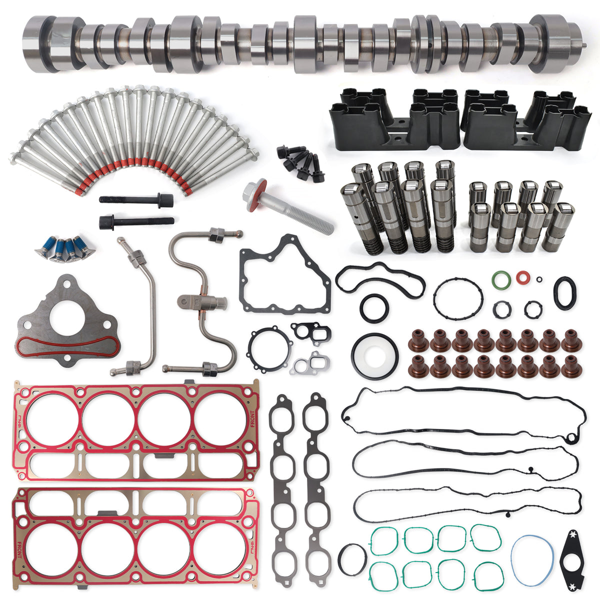 Complete Btscar TLZKIT-076 AFM DOD Camshaft and Lifter Kit with Master Gaskets for GM 6.2L L86 LT1 Engine