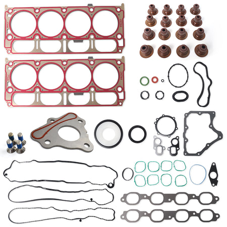 Btscar TLZKIT-076 Master Engine Gasket Set and Valve Stem Seals for GM 6.2L Gen V V8 Engine