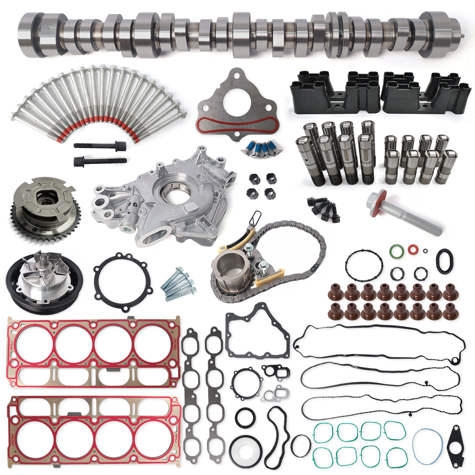 Complete Btscar TLZKIT-081 AFM DOD Camshaft Lifter and Master Rebuild Kit for GM 6.2L L86 LT1 Engine
