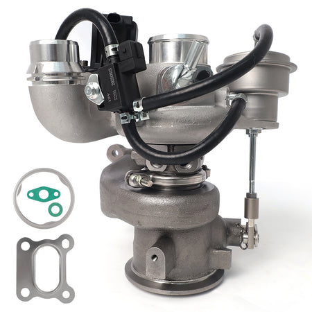 Btscar WLZY-002 complete 1.5L turbocharger assembly with actuator, solenoid, and gaskets for Chevy Equinox and GMC Terrain.