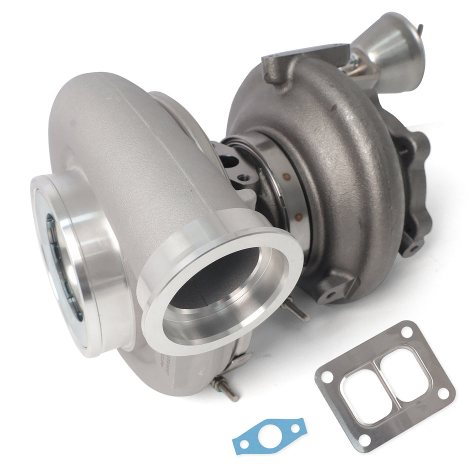 Btscar WLZY-010 14.8L Detroit Diesel DD15 turbocharger compressor housing inlet and installation gaskets for Freightliner Cascadia.