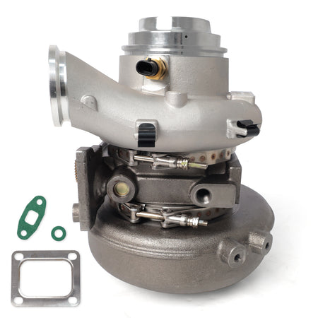 Btscar WLZY-012 HE400VG VGT turbocharger assembly with gaskets for Cummins X15 15.0L engine.