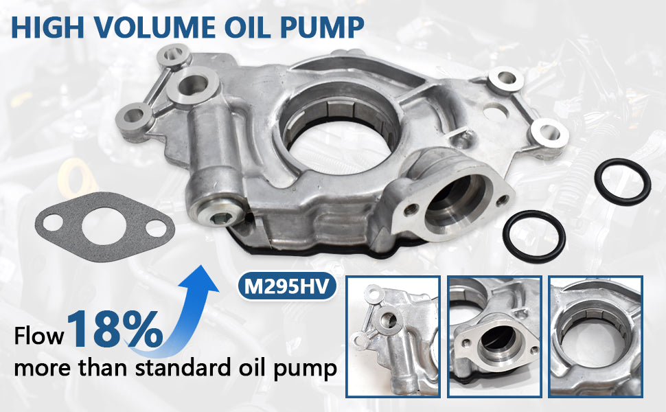 M295HV High Volume Oil Pump & Timing Chain Master Kit (Fits GM LS V8 4.8L 5.3L 6.0L 6.2L Non-VVT / LS1 LS2 LS3)