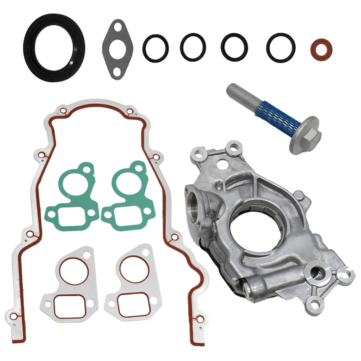 Btscar YBKIT-004 M295HV Engine Oil Pump Replacement for GM LS V8 Engine Silverado Sierra