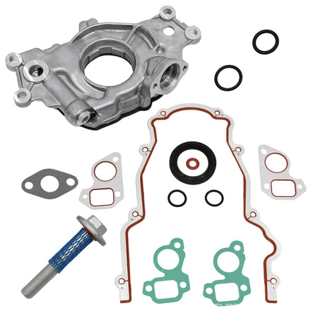Btscar YBKIT-004 M295HV High Volume Oil Pump with Timing Cover Gasket and Balancer Bolt for GM LS V8