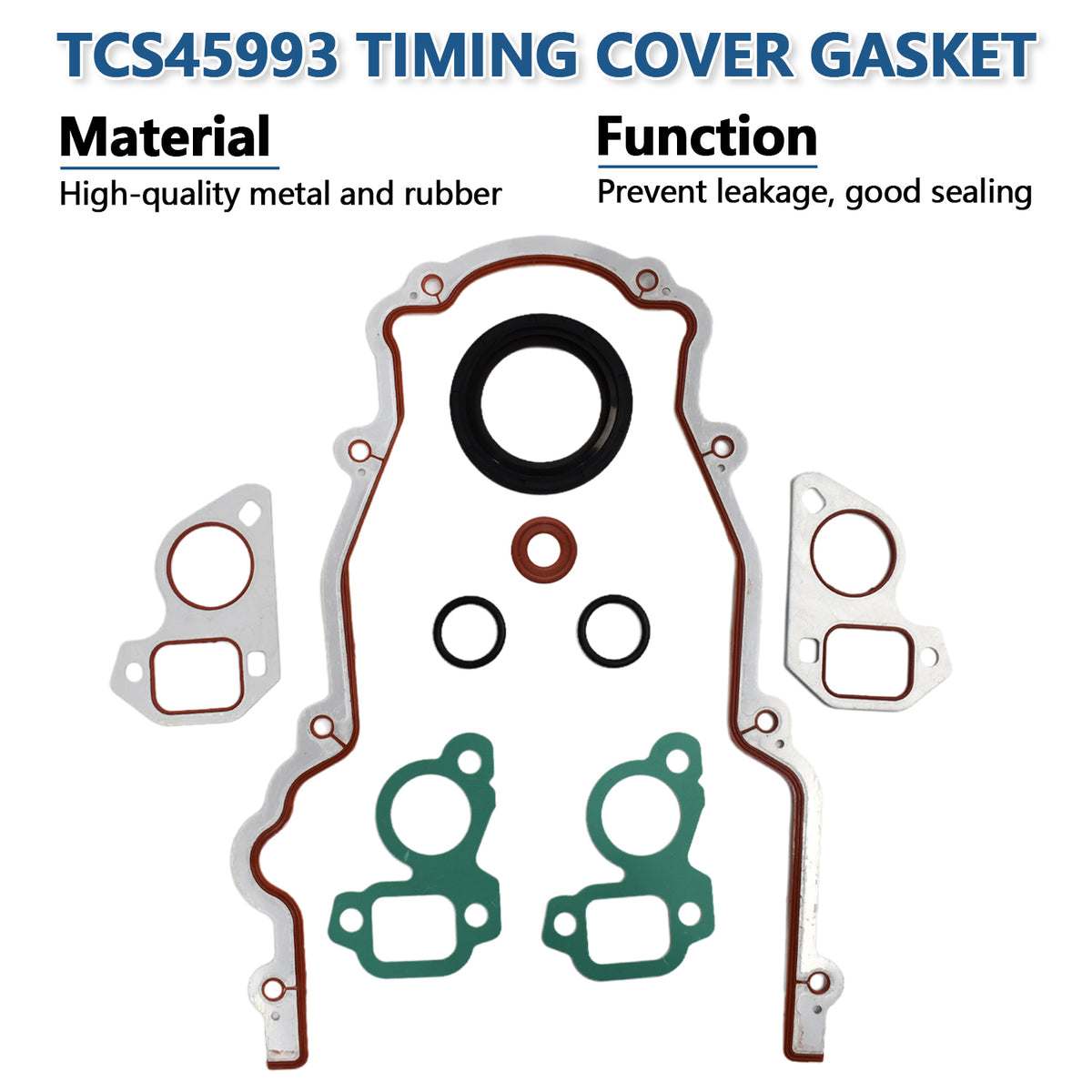 Btscar YBKIT-005 10296 High Volume Oil Pump Upgrade for GM LS V8 Engine Performance Rebuild